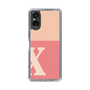 Slim Protection Case［ Original - initial two tone - X pink ］