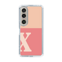 Slim Protection Case［ Original - initial two tone - X pink ］