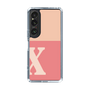 Slim Protection Case［ Original - initial two tone - X pink ］