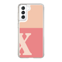 Slim Protection Case［ Original - initial two tone - X pink ］