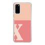 Slim Protection Case［ Original - initial two tone - X pink ］