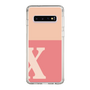 Slim Protection Case［ Original - initial two tone - X pink ］