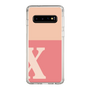 Slim Protection Case［ Original - initial two tone - X pink ］