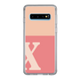 Slim Protection Case［ Original - initial two tone - X pink ］