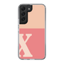 Slim Protection Case［ Original - initial two tone - X pink ］