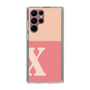 Slim Protection Case［ Original - initial two tone - X pink ］