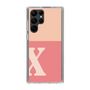 Slim Protection Case［ Original - initial two tone - X pink ］