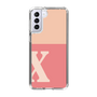 Slim Protection Case［ Original - initial two tone - X pink ］