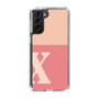 Slim Protection Case［ Original - initial two tone - X pink ］