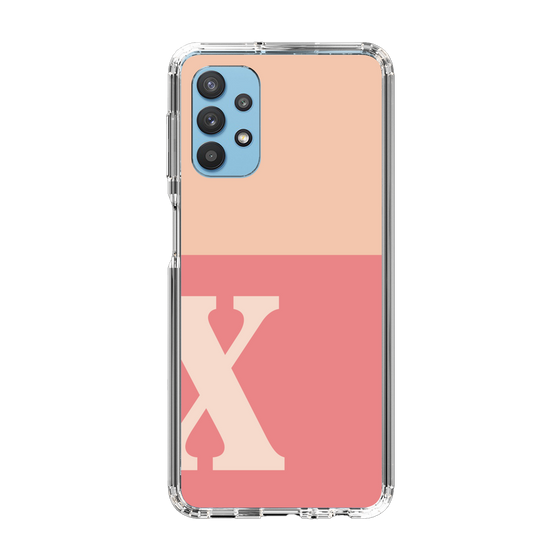 Slim Protection Case［ Original - initial two tone - X pink ］