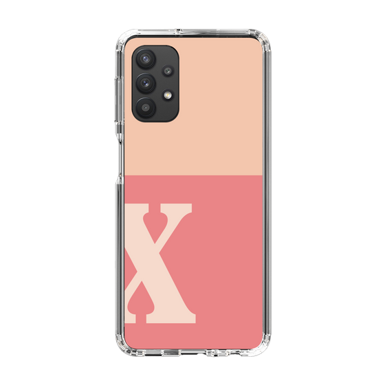Slim Protection Case［ Original - initial two tone - X pink ］