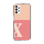 Slim Protection Case［ Original - initial two tone - X pink ］