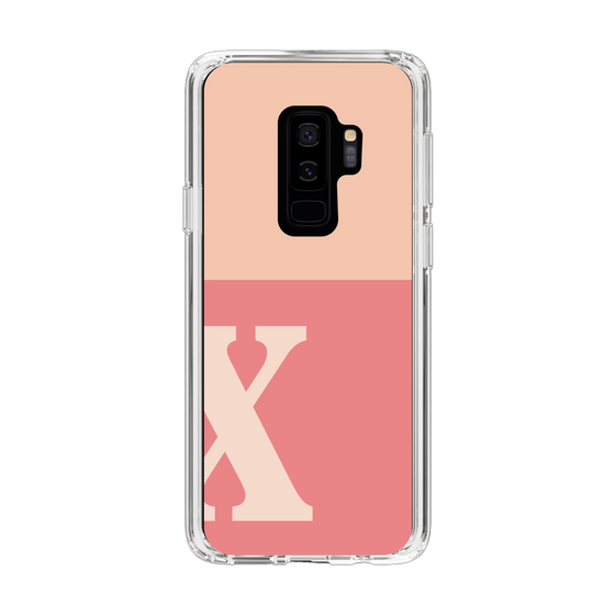 Slim Protection Case［ Original - initial two tone - X pink ］
