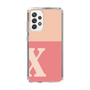 Slim Protection Case［ Original - initial two tone - X pink ］