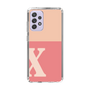 Slim Protection Case［ Original - initial two tone - X pink ］
