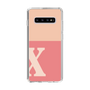 Slim Protection Case［ Original - initial two tone - X pink ］