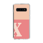 Slim Protection Case［ Original - initial two tone - X pink ］