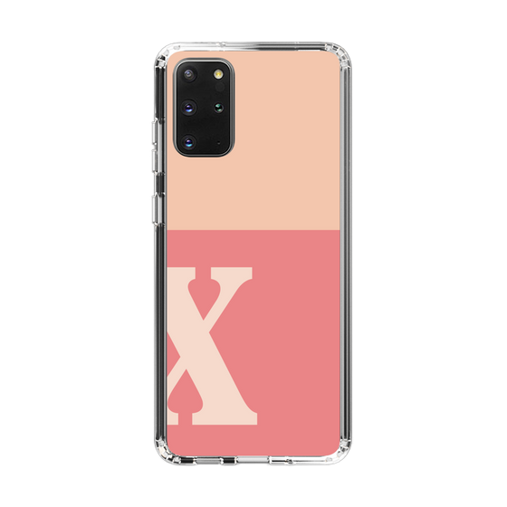 Slim Protection Case［ Original - initial two tone - X pink ］