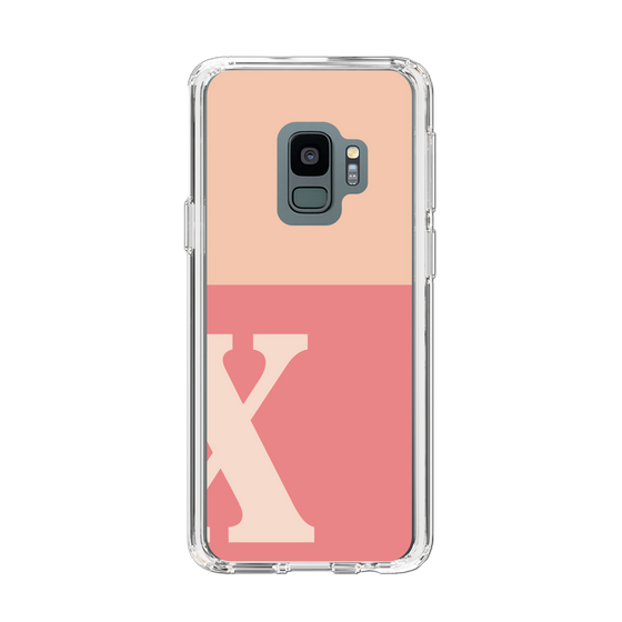 Slim Protection Case［ Original - initial two tone - X pink ］