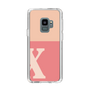 Slim Protection Case［ Original - initial two tone - X pink ］