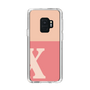 Slim Protection Case［ Original - initial two tone - X pink ］