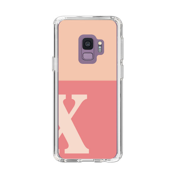 Slim Protection Case［ Original - initial two tone - X pink ］