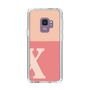Slim Protection Case［ Original - initial two tone - X pink ］