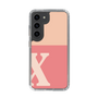 Slim Protection Case［ Original - initial two tone - X pink ］