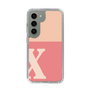 Slim Protection Case［ Original - initial two tone - X pink ］