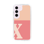 Slim Protection Case［ Original - initial two tone - X pink ］