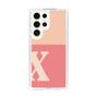 Slim Protection Case［ Original - initial two tone - X pink ］