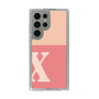 Slim Protection Case［ Original - initial two tone - X pink ］