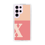 Slim Protection Case［ Original - initial two tone - X pink ］