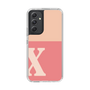 Slim Protection Case［ Original - initial two tone - X pink ］