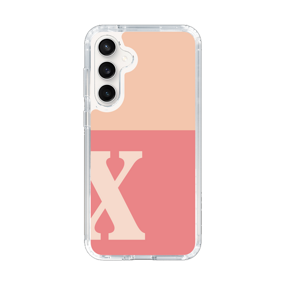 Slim Protection Case［ Original - initial two tone - X pink ］