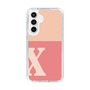 Slim Protection Case［ Original - initial two tone - X pink ］
