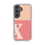 Slim Protection Case［ Original - initial two tone - X pink ］