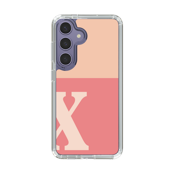 Slim Protection Case［ Original - initial two tone - X pink ］