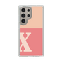 Slim Protection Case［ Original - initial two tone - X pink ］