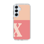 Slim Protection Case［ オリジナル - initial two tone - X pink ］