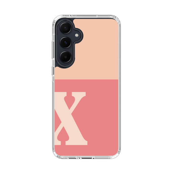 Slim Protection Case［ オリジナル - initial two tone - X pink ］