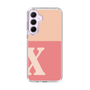 Slim Protection Case［ オリジナル - initial two tone - X pink ］