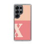 Slim Protection Case［ Original - initial two tone - X pink ］