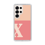 Slim Protection Case［ Original - initial two tone - X pink ］