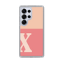 Slim Protection Case［ Original - initial two tone - X pink ］