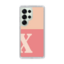 Slim Protection Case［ Original - initial two tone - X pink ］
