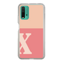 Slim Protection Case［ Original - initial two tone - X pink ］