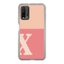 Slim Protection Case［ Original - initial two tone - X pink ］