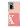 Slim Protection Case［ Original - initial two tone - X pink ］