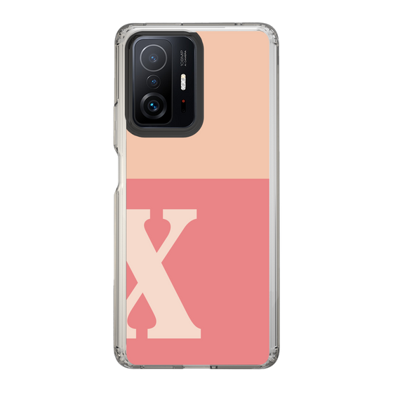 Slim Protection Case［ Original - initial two tone - X pink ］
